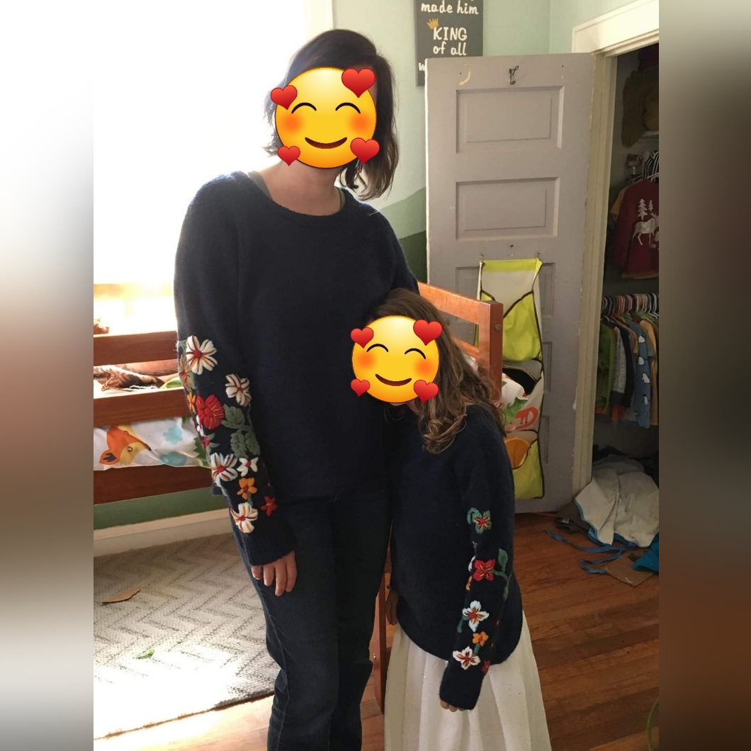 Mother  Daughter Matching Sweaters Dip Brand
